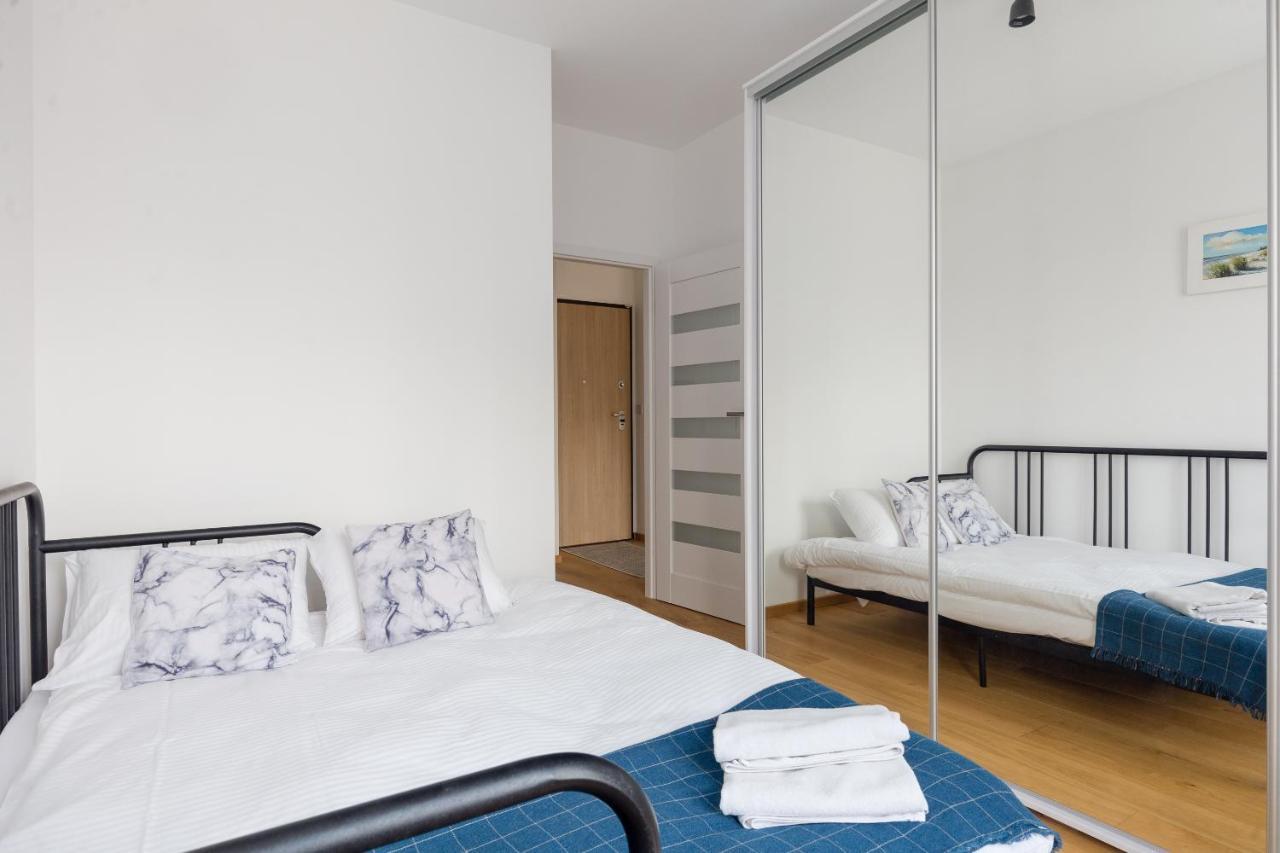 Budki Szczesliwickie Business Apartment Warschau Exterior foto